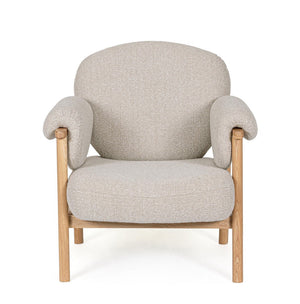 Armchair Natural Upholstered