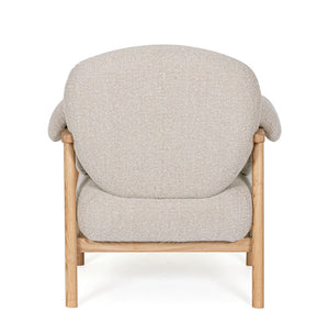 Armchair Natural Upholstered