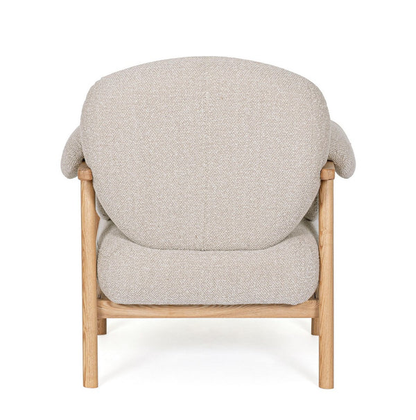 Armchair Natural Upholstered