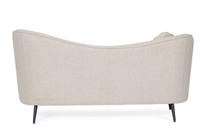 2-Seater Sofa Natural Upholstered L163