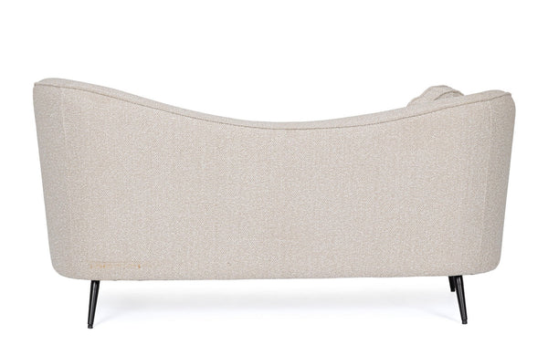 2-Seater Sofa Natural Upholstered L163