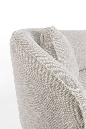2-Seater Sofa Natural Upholstered L163
