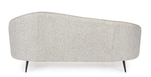 3-Seater Sofa Light Grey Upholstered L183