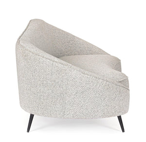 3-Seater Sofa Light Grey Upholstered L183