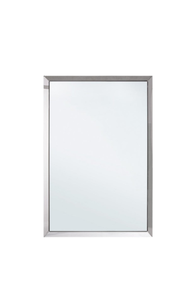 Wall Mirror 120 cm – Silver Modern Decorative Mirror