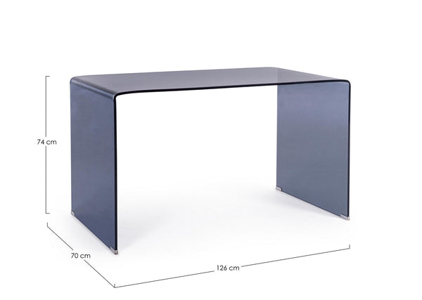 Desk 126x70 cm Dark Finish