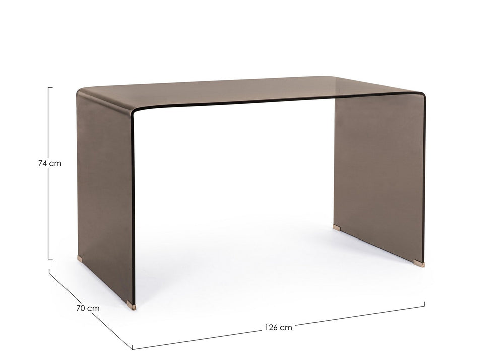 Desk 126x70 cm Amber Finish