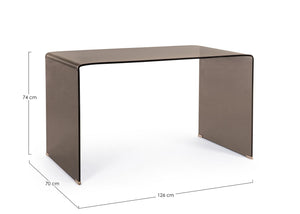 Desk 126x70 cm Amber Finish