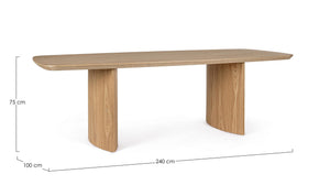 Rectangular Dining Table 240x100 cm