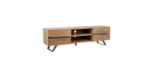 Modern TV Stand with 2 Doors for Living Room Storage W190
