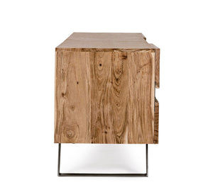 Modern TV Stand with 2 Doors for Living Room Storage W190