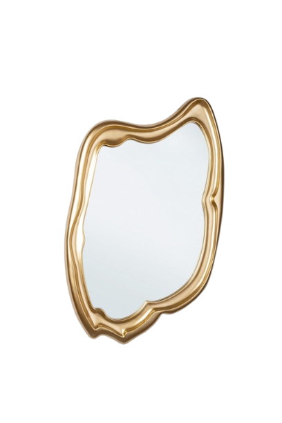 Wall Mirror 100 cm – Elegant Gold Decorative Mirror
