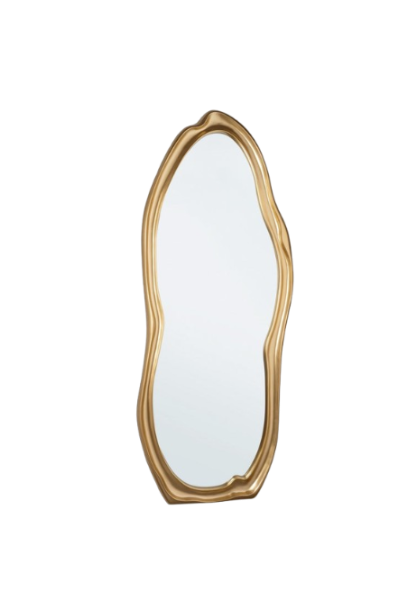 Full Length Wall Mirror 173 cm – Elegant Gold Decorative Mirror