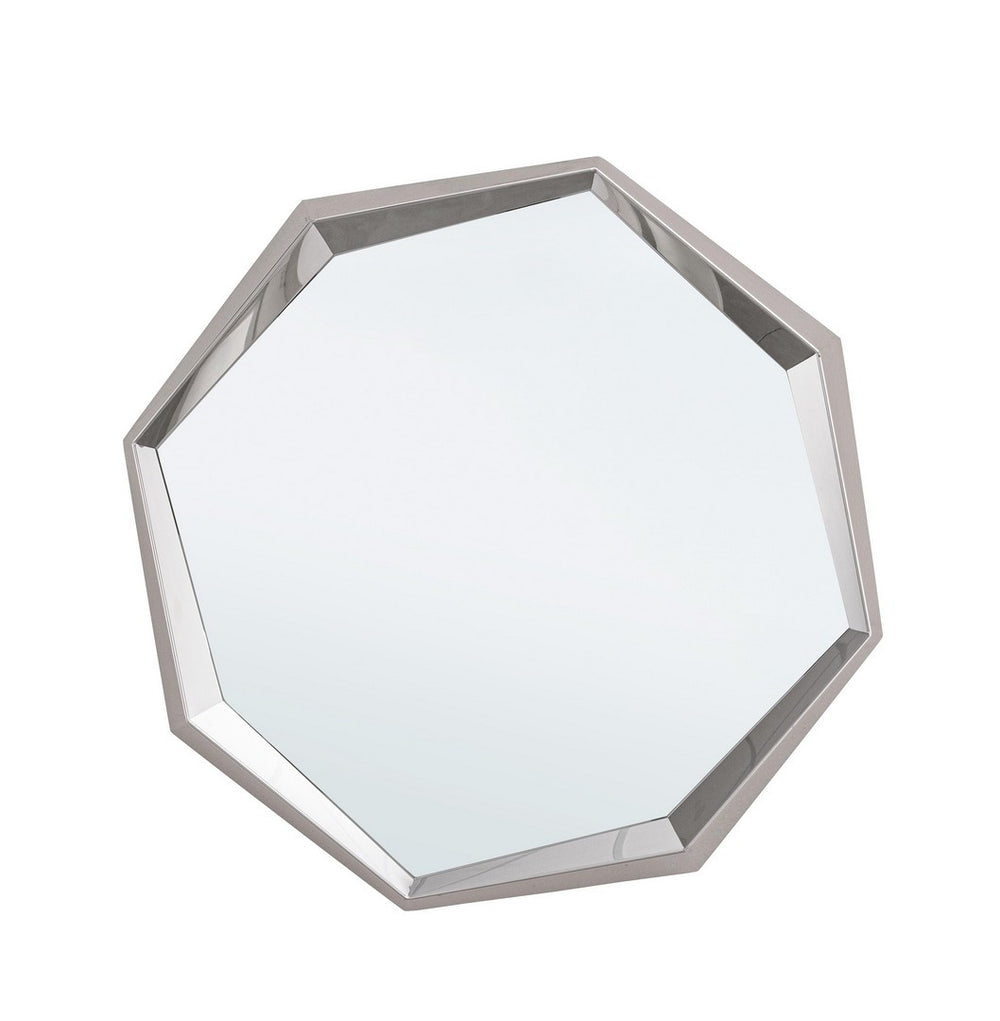 Square Wall Mirror 80x80 cm – Silver Decorative Mirror