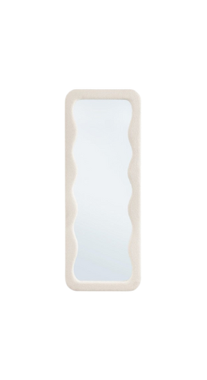 Full Length Wall Mirror 160 cm – White Modern Decorative Mirror