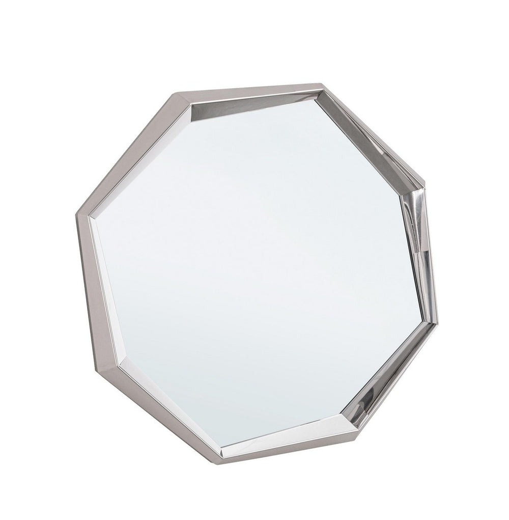 Square Wall Mirror 80x80 cm – Silver Decorative Mirror