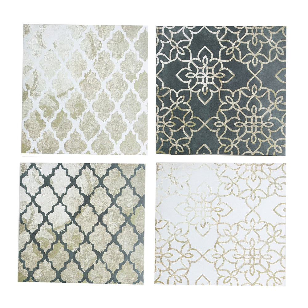 CANVAS ASSORTED 4 GEOMETRIC