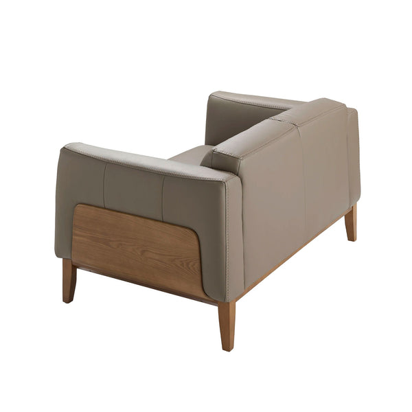 2-seater mink leather sofa