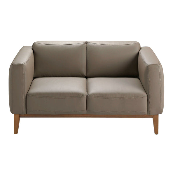 2-seater mink leather sofa