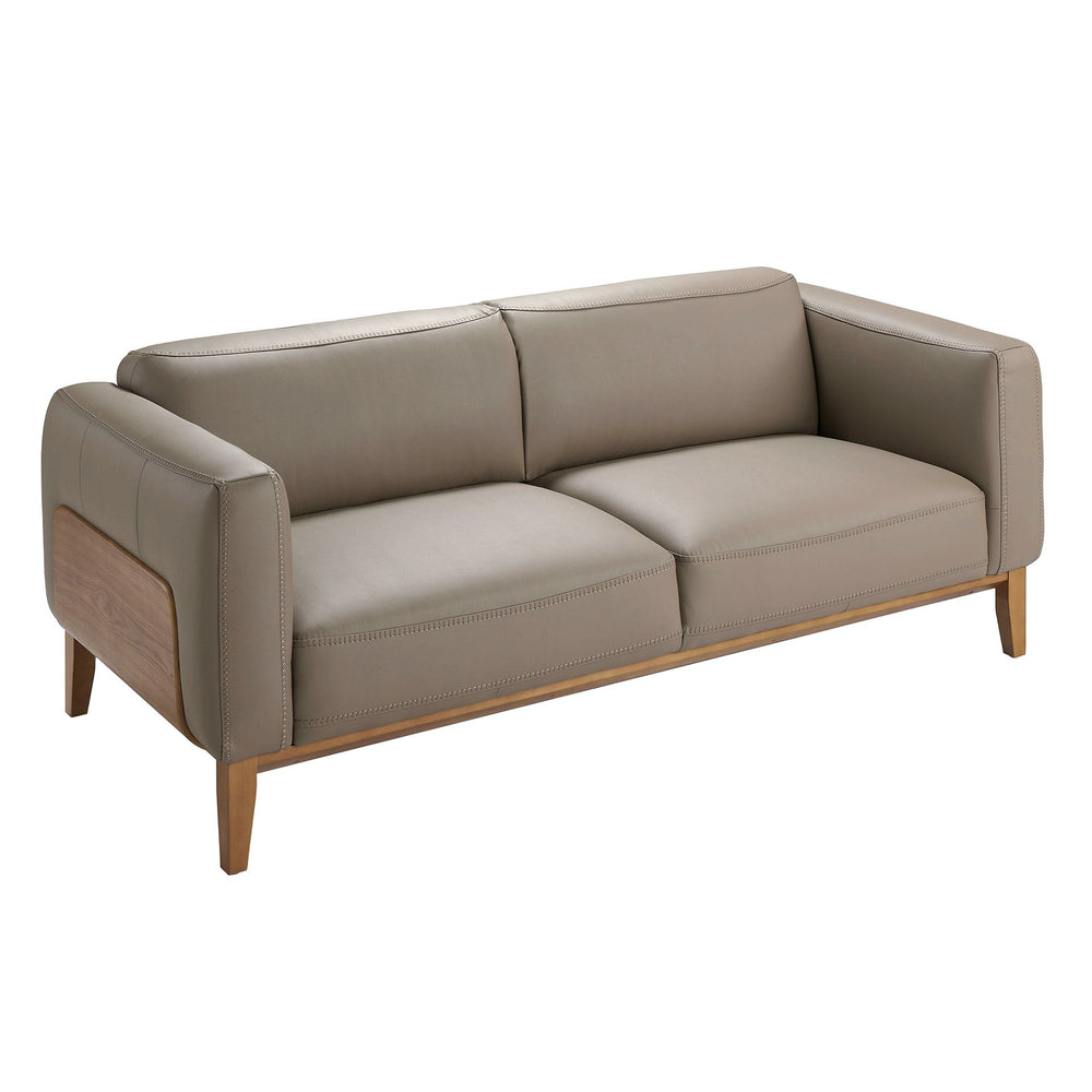3-seater mink leather sofa