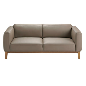 3-seater mink leather sofa
