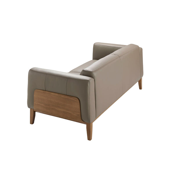 3-seater mink leather sofa