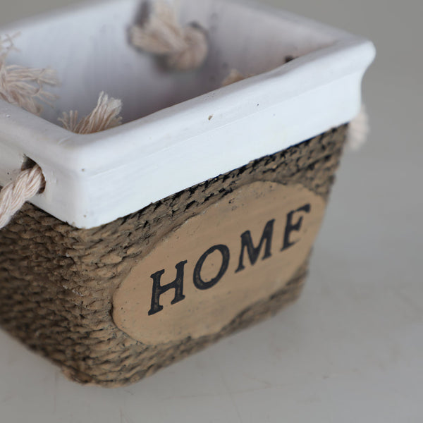 Flowerpot with handles