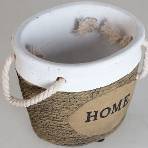 Flowerpot with handles