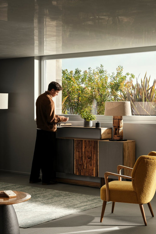 Modern 3-Door Sideboard Cabinet for Stylish Storage