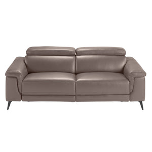 3-seater mink leather sofa