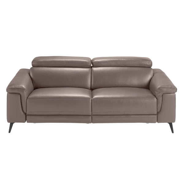 3-seater mink leather sofa