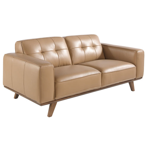 Chester 2-seater sofa in sand leather