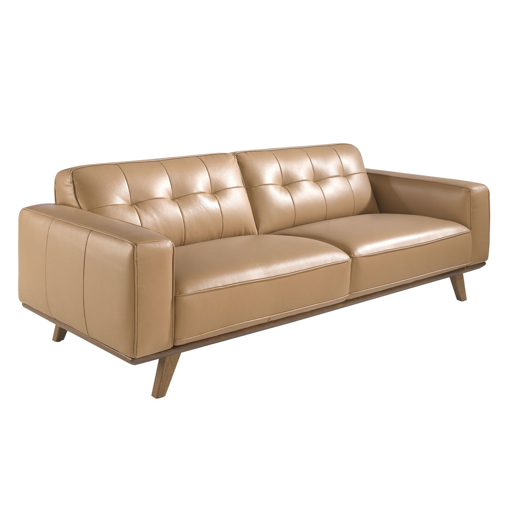 Chester 3-seater sofa in sand leather