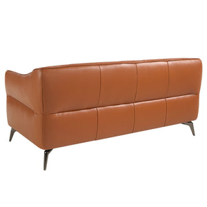 Chester 2-seater sofa in brown leather