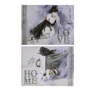 CANVAS ASSORTED 2 LOVE HOME