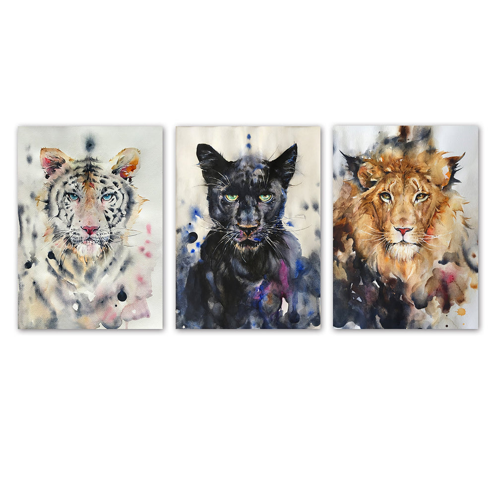 CANVAS ASSORTED/3 ANIMAL