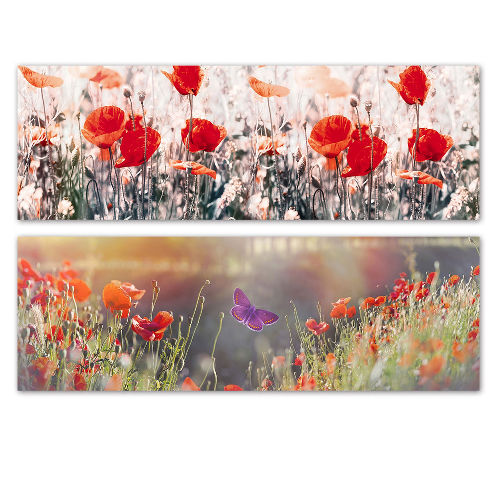 ASSORTED CANVAS/2 FLOWERS