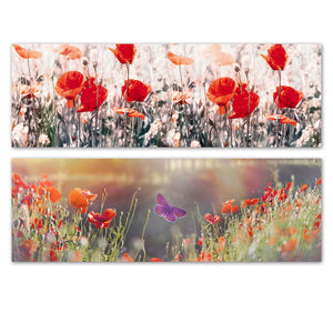 ASSORTED CANVAS/2 FLOWERS
