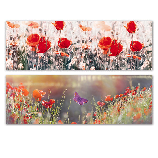 ASSORTED CANVAS/2 FLOWERS