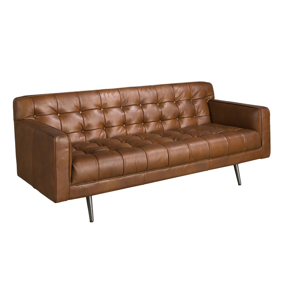 Chester 2-seater sofa in dark brown leather
