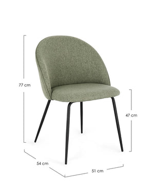 Dining Chair Sage Upholstered
