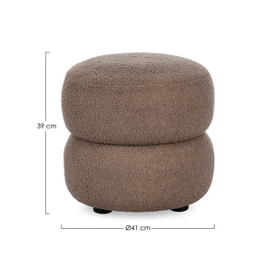 Round Bar Stool Brown D41