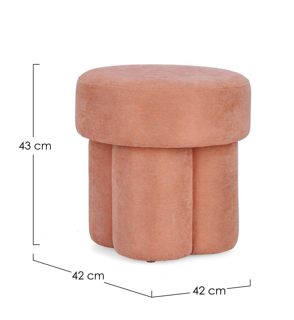 Square Stool Peach D42