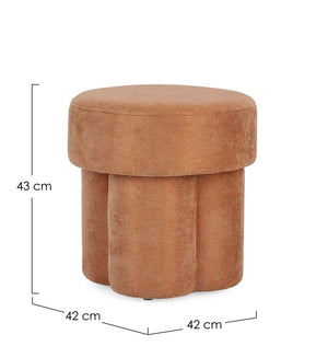 Square Stool Orange D42