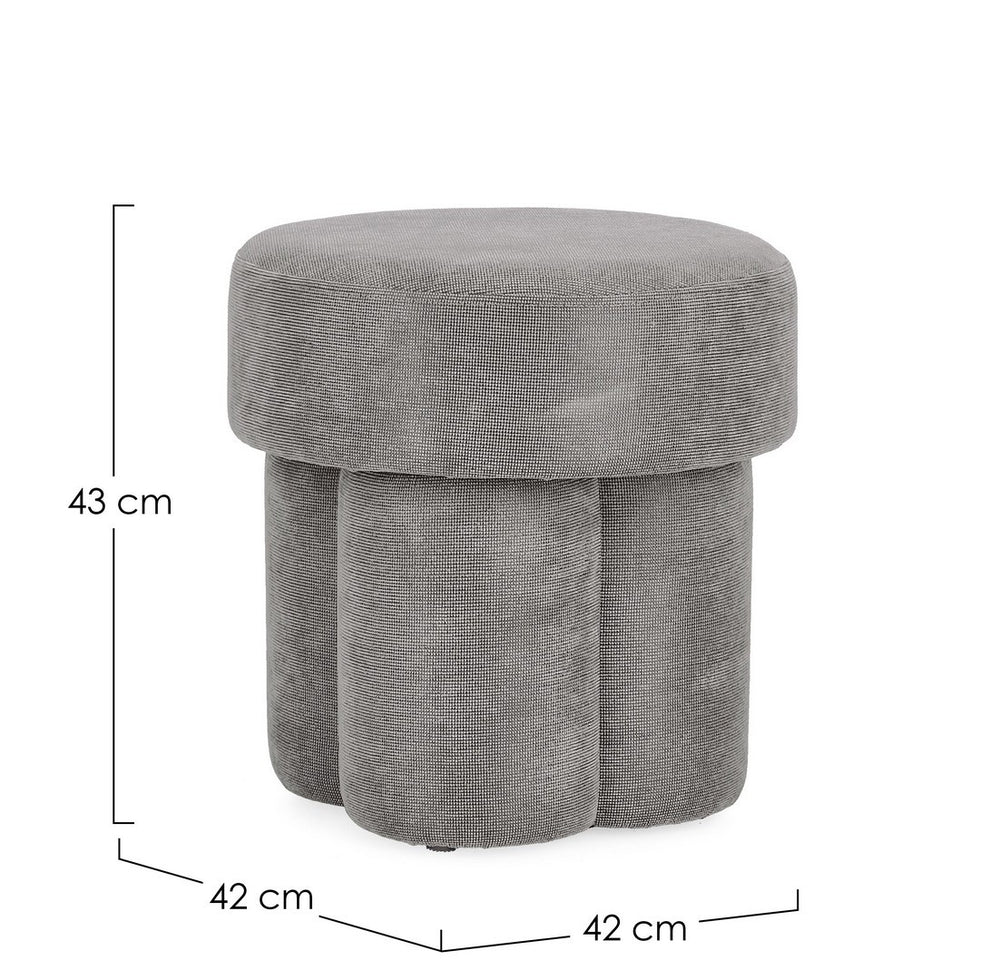 Square Stool Grey D42