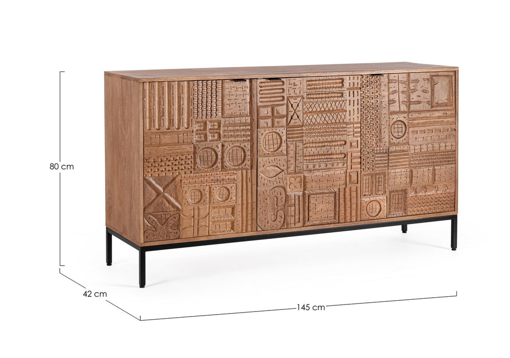 Modern 3-Door Sideboard Cabinet for Storage