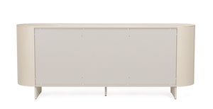 3-Door Sideboard Light Beige Finish