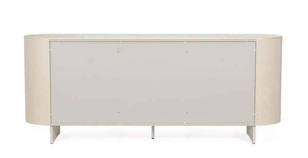 3-Door Sideboard Light Beige Finish