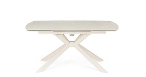 Extendable Dining Table 160–240 cm – Cream Modern Table