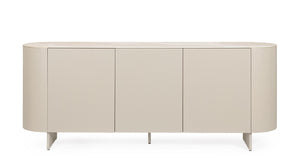 3-Door Sideboard Light Beige Finish